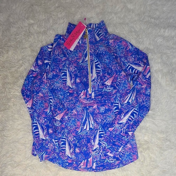 Lilly Pulitzer Sweaters - NWT Lilly Pulitzer Skipper Popover "Its A Sailabration"